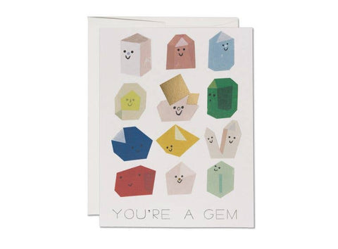 You're a Gem friendship greeting card