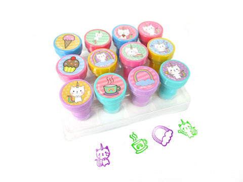 Unicorn Kitty Stamp Kit for Kids