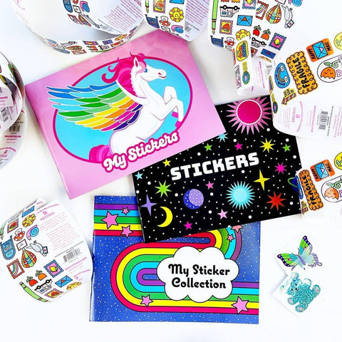 Retro Rainbow Sticker Collector