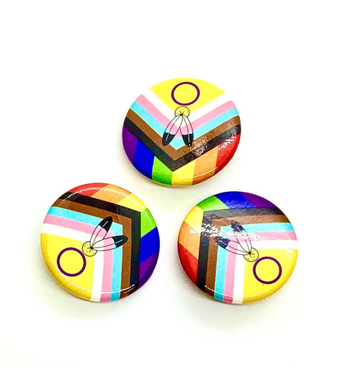 Pride Buttons (1" - 1.5” diameter): Proud Sibling