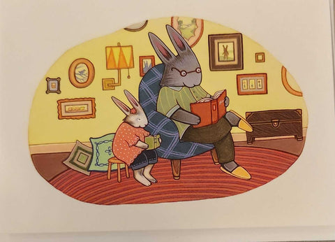 Greta Reading Card by Anna Alter