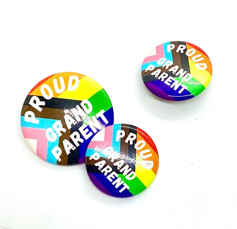 Pride Buttons (1" - 1.5” diameter): Proud Sibling