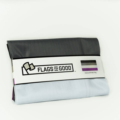 Asexual (Ace) Pride Flag: (M) 2ft x 3ft Single-Sided with Grommets