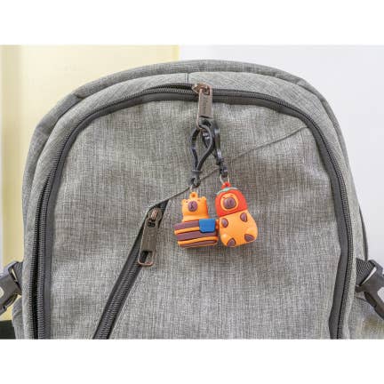 Capybara BAckpack Buddy Keychain
