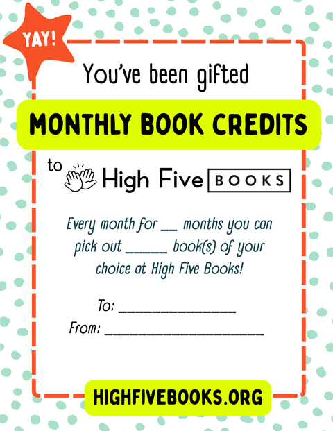 High Five Monthly Book Credit (6 Months)