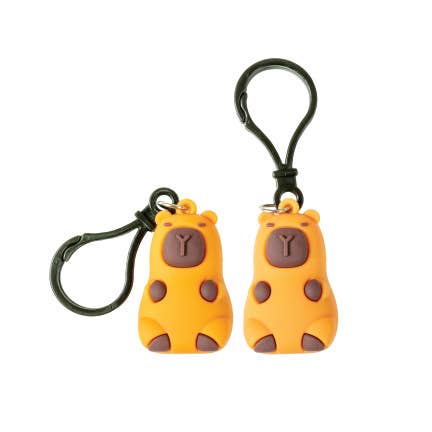 Capybara BAckpack Buddy Keychain
