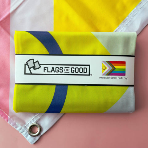 Intersex Progress Flag: (M) 2ft x3ft Single-Sided with Grommets