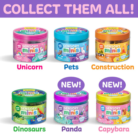 Sensory Mini Play Kit Jar with Cloud Clay: Panda Theme