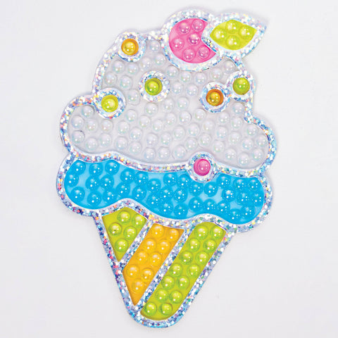 Bubble Gems Super Sticker Diamond Painting Kits for Kids: Rainbow