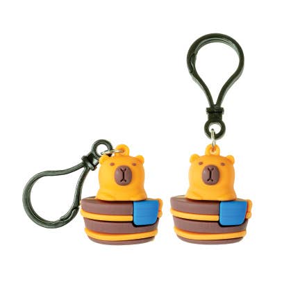 Capybara BAckpack Buddy Keychain