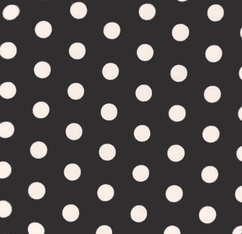 White & Black Dots Baby Paper with loop