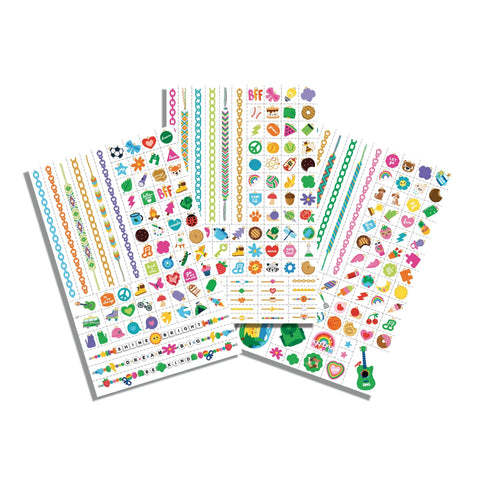 OOLY x Girl Scouts: Do-It-Yourself Tattoo Jewelry (3 Sheet Set)