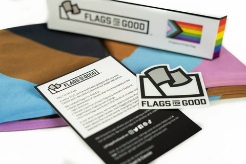Progress LGBTQ+ Pride Flag: 3ft x 5ft Double-Sided with Grommets