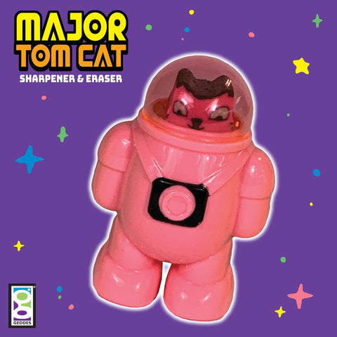 Major Tom Cat Sharpener & Eraser
