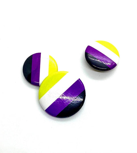 Pride Buttons (1" - 1.5” diameter): Proud Sibling