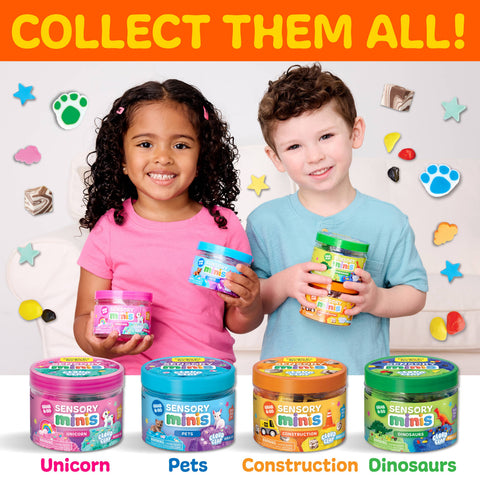 Sensory Mini Play Kit Jar with Cloud Clay: Construction Theme