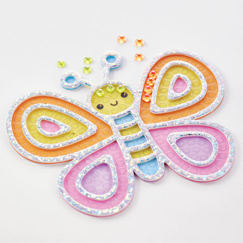 Bubble Gems Super Sticker Diamond Painting Kits for Kids: Rainbow