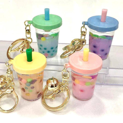 Pastel Boba Floaty Key Charm