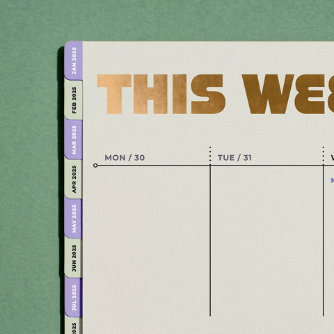 This Week Weekly Desktop Calendar