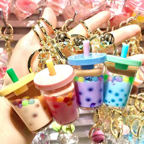 Pastel Boba Floaty Key Charm