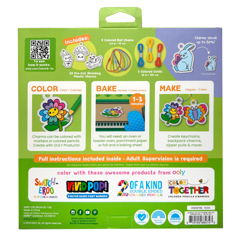 Shrink-Its!: D.I.Y. Shrink Art Kit - Garden Pals