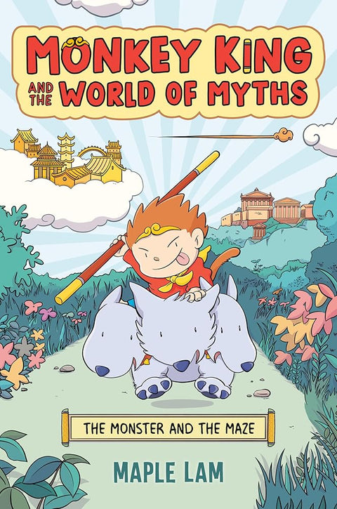 Monkey King and the World of Myths: The Monster and the Maze: A Graphic Novel cover image