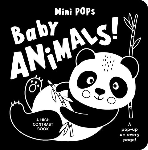 Mini Pops: Baby Animals!: A High Contrast Pop-Up Book cover image
