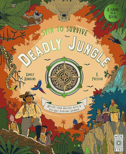 Spin to Survive: Deadly Jungle: Decide Your Destiny with a Pop-Out Fortune Spinner! cover image