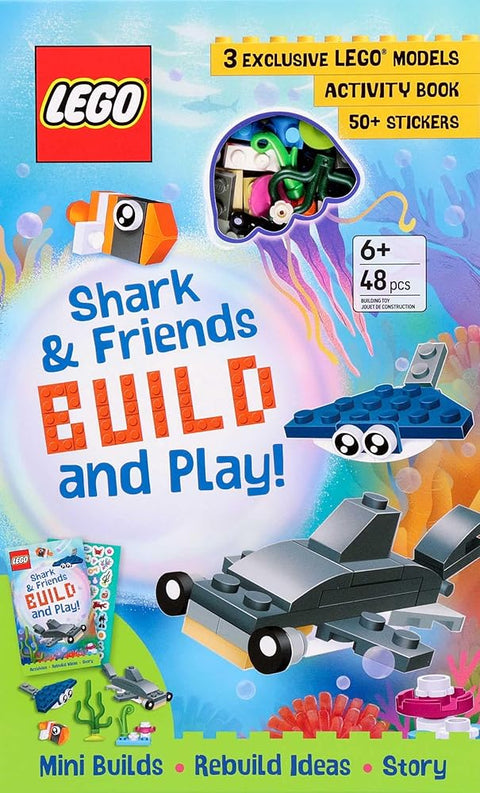 LEGO Books: Shark & Friends Build and Play Box cover image