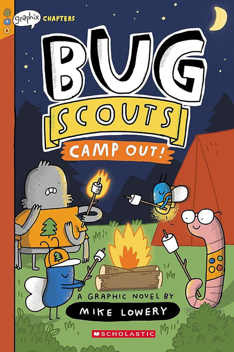 Camp Out!: A Graphix Chapters Book (Bug Scouts #2) cover image