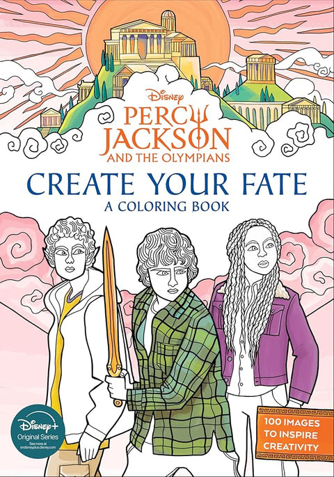 Percy Jackson and the Olympians: Create Your Fate: A Coloring Book cover image