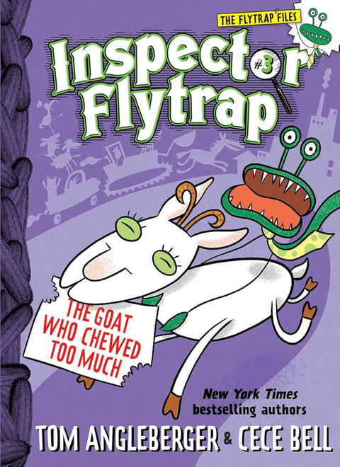 Inspector Flytrap in The Goat Who Chewed Too Much (Inspector Flytrap #3) (Volume 3) (The Flytrap Files) cover image