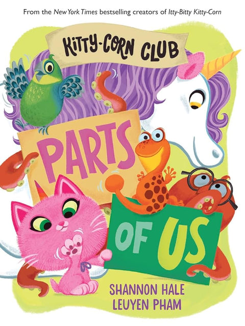 Kitty-Corn Club: Parts of Us: A Board Book (A Kitty-Corn Club Book) cover image