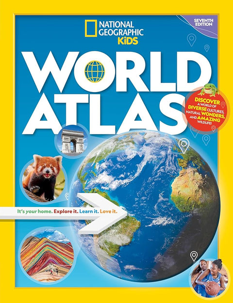 National Geographic Kids World Atlas, 7th Edition (NGK Atlases) cover image