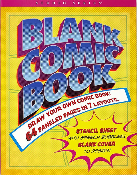 Blank Comic Book (Stencil Included) cover image