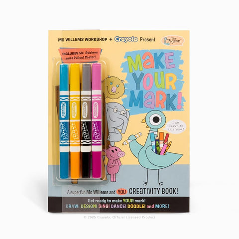Mo Willems Workshop and Crayola Present: Make Your Mark!: A superfun Mo Willems and YOU creativity book! cover image