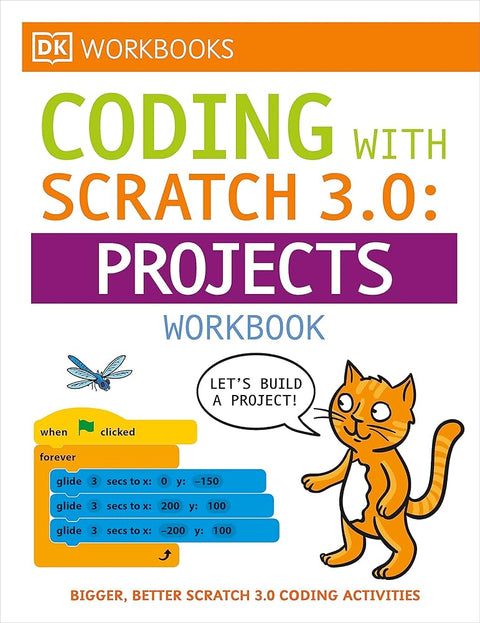 DK Workbooks: Computer Coding with Scratch 3.0 Workbook cover image