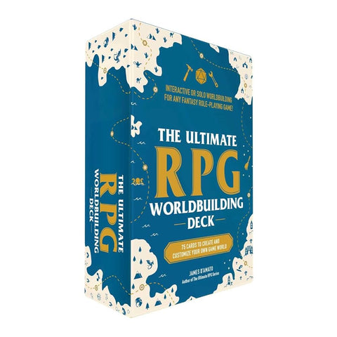 The Ultimate RPG Worldbuilding Deck: 75 Cards to Create and Customize Your Own Game World (Ultimate Role Playing Game Series) cover image