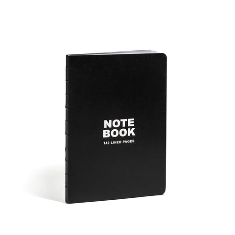 teNeues - Notebook Paperback A5 - 140 Lined Pages with Lay Flat Binding, Classic Black: A5 Notebook cover image