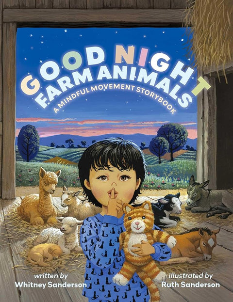 Good Night, Farm Animals: A Mindful Movement Storybook cover image