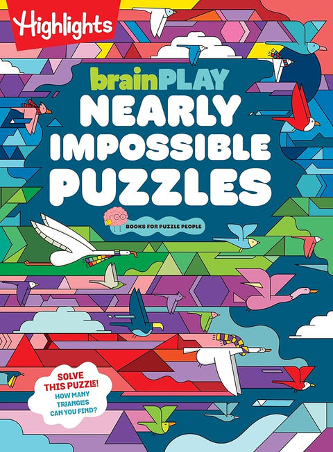 brainPLAY Nearly Impossible Puzzles (brainPLAY Puzzle Books) cover image