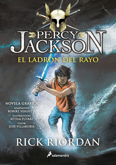 El ladrón del rayo (Percy Jackson y los dioses del Olimpo [novela gráfica] 1): Percy Jackson y los Dioses del Olimpo I (Colección Salamandra Juvenil) cover image