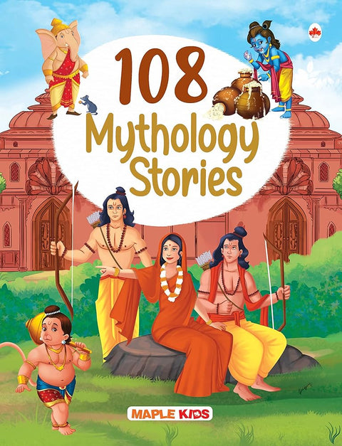108 Indian Mythology Stories (Illustrated) – Story Book for Kids cover image