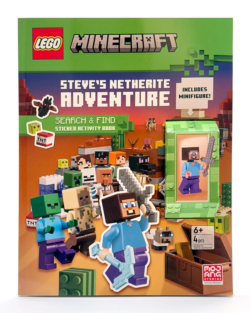 Steve's Netherite Adventure (LEGO Minecraft) – High Five Books