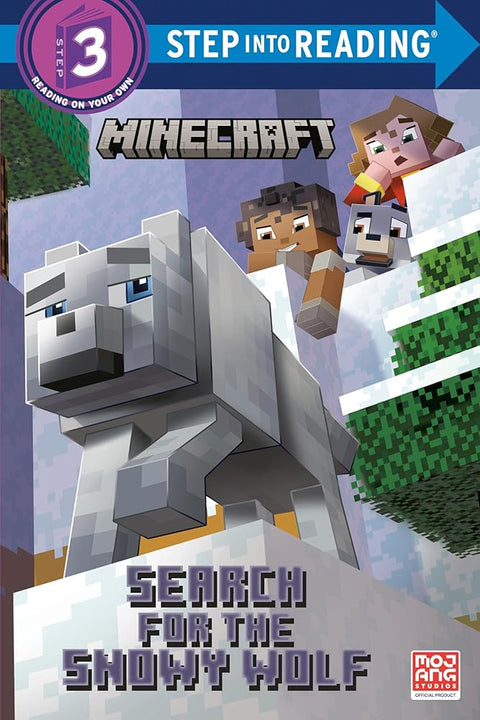 Search for the Snowy Wolf (Minecraft) (Step into Reading) cover image