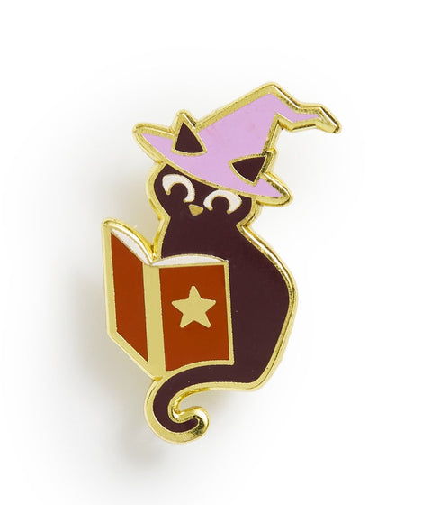 Witchy Cat Enamel Pin
