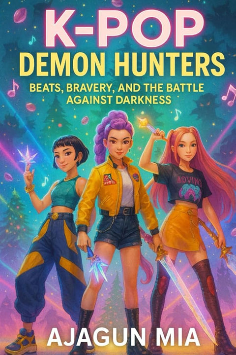 K-POP DEMON HUNTERS BOOK FOR KIDS: BEATS, BRAVERY, AND THE BATTLE AGAINST DARKNESS cover image