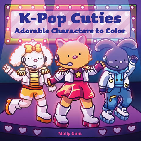 K-Pop Cuties: Adorable Characters to Color cover image