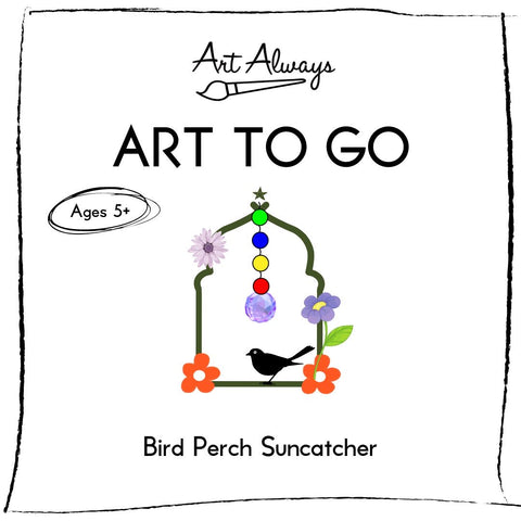 Bird Perch Suncatcher Kit | ART TO GO by Art Always