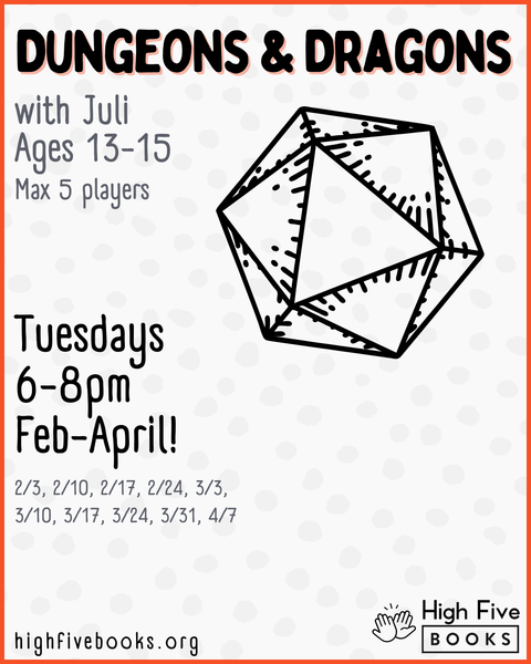 Tuesday D&D for Ages 13-15! (Feb - April)